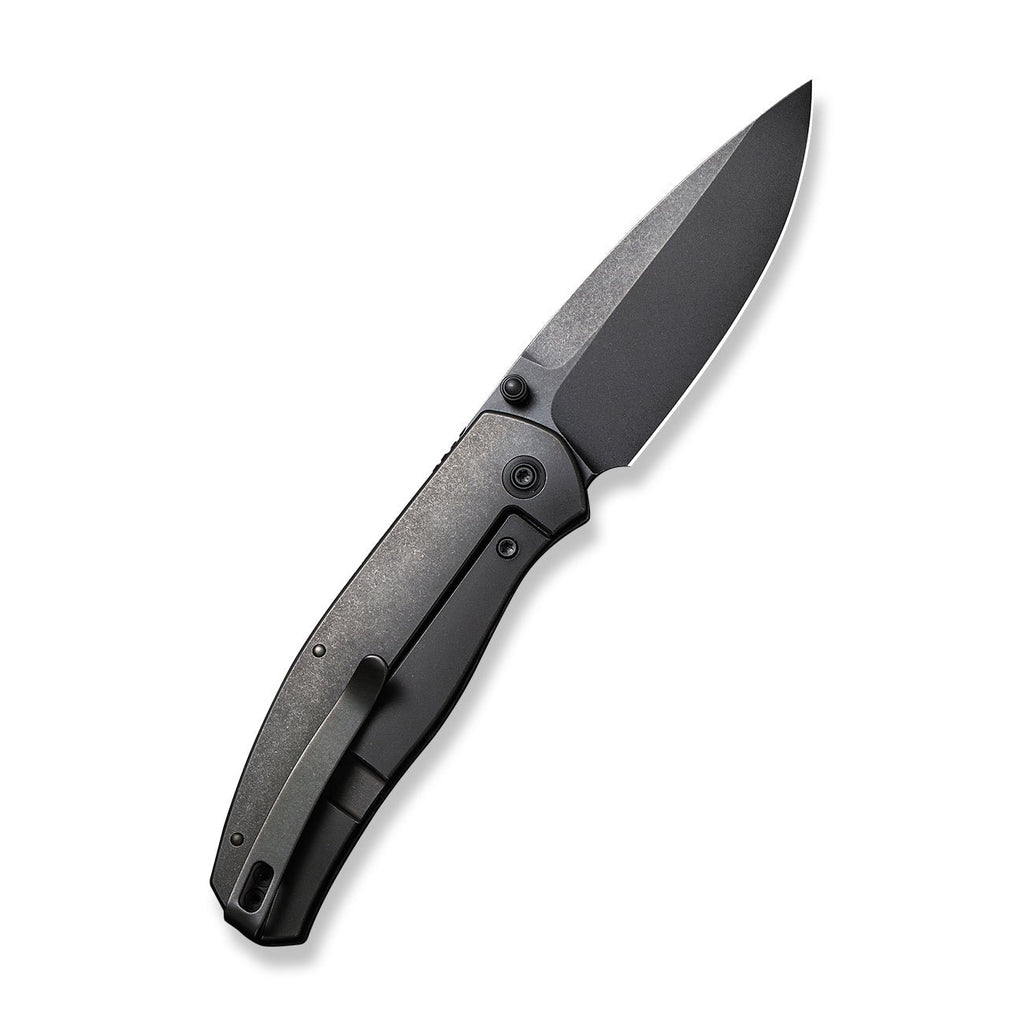 Fibe Titanium & Flipper Stud & Carbon Knife We WEKNIFE Front Thumb Knife Esprit –
