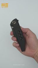 WEKNIFE Ezinta Flipper & Thumb Stud Knife Titanium Handle (3.99" M390 Blade) WE22041-1