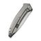 WEKNIFE Acuminal Flipper Knife Polished Bead Blasted Titanium Handle (3.98" Hand Rubbed Satin Vanax Blade) WE23070 - 2