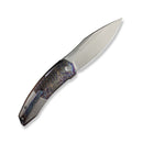 WEKNIFE Sine Wave Flipper Knife Flamed Titanium (3.98" Polished Bead Blasted CPM 20CV Blade) WE23069B Sample2