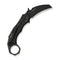 WEKNIFE Tayra Flipper Knife Black Titanium Handle (2.95" Black Stonewashed Bohler M390 Blade) WE24069 Sample2