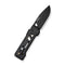 WEKNIFE Tyro Superlock Knife Black / Golden Titanium Handle (2.91" Black Stonewashed CPM 20CV Blade) WE24001 - 1, With An Extra Pivot Screw