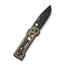 WEKNIFE Tyro Superlock Knife Bronze Titanium Handle (2.91" Black Stonewashed CPM 20CV Blade) WE24001 - 3, With An Extra Pivot Screw