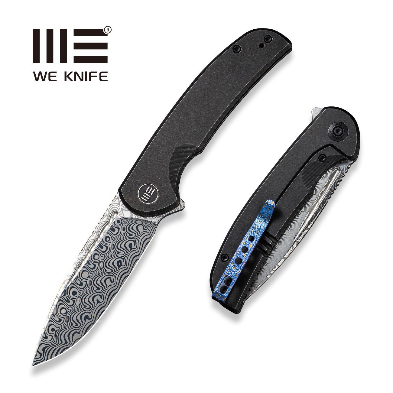 WEKNIFE Beacon Flipper Knife Titanium Handle (3.48