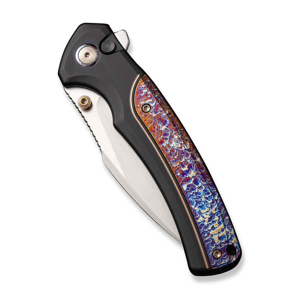 Handle – 20CV Ziffius CPM & Button Stud Knife Titanium Thumb We Flipper Knife & Lock WEKNIFE
