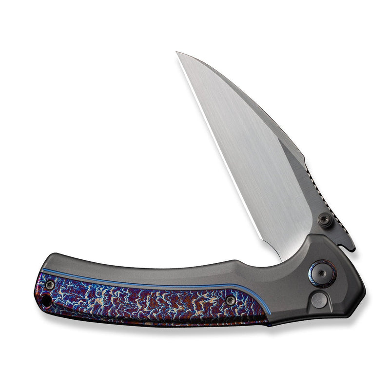 WEKNIFE Ziffius Button Handle Titanium CPM – Knife We Lock Knife 20CV