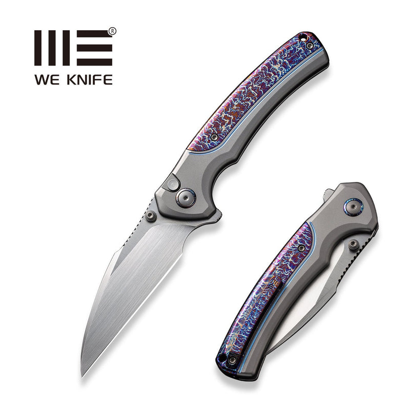 WEKNIFE Ziffius Button 20CV Knife – We CPM Knife Lock Handle Titanium
